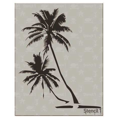 Palm Trees Stencil 85″x11″ Stencil 1