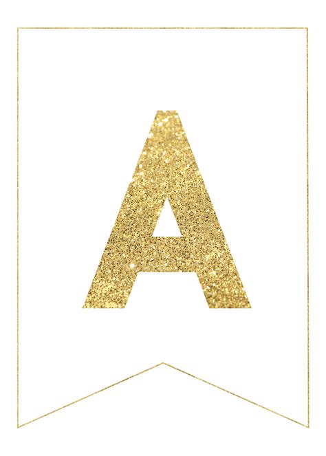 Gold Free Printable Banner Letters Paper Trail Design Free Printable Banner Printable
