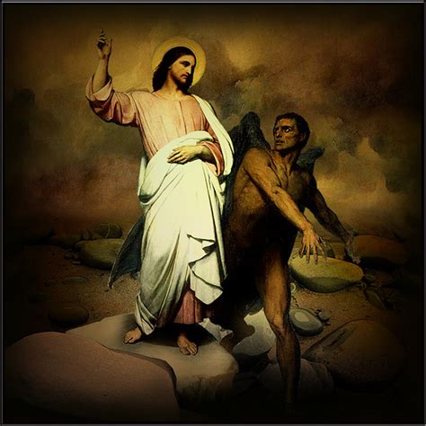 Jesus Tempted In The Desert Catholic Stewardship Consultants Inc