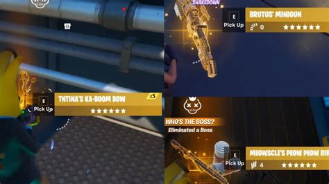 How And Where To Get All The Mythic Weapons In Fortnite Season Youtube