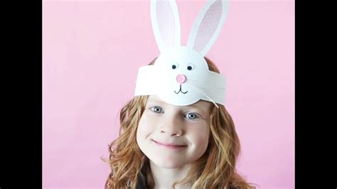 Easy Easter Bunny Headband Craft Video Youtube