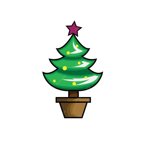 Desain Pohon Natal Vektor Hari Natal Pohon Pohon Natal Png Dan Vektor Dengan Background