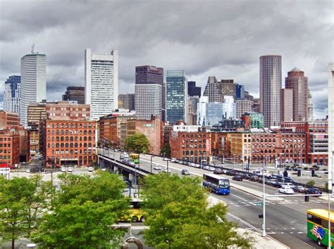 Boston Skyline Jigsaw Puzzle In Bridges Puzzles On
