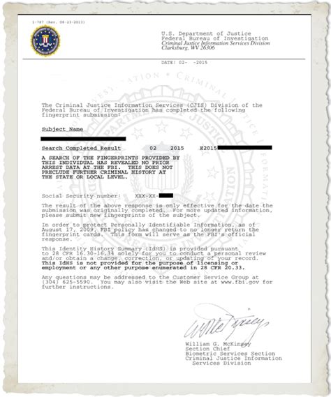 Programs supporting the.fbi file, according to the operating systems. FBI Apostille Example