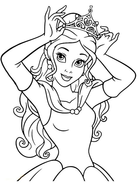 Printable Belle Coloring Pages Printable Templates Free