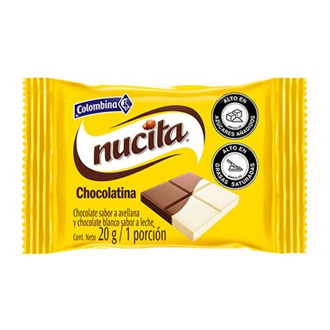 Chocolatina Nucita X20g Tiendas Jumbo