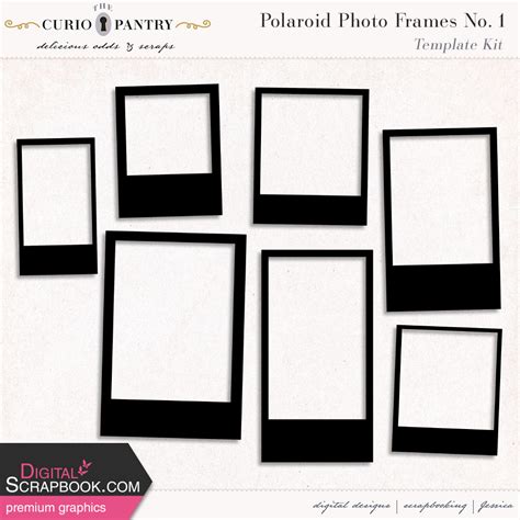 Polaroid Photo Frame Templates By Jessica Dunn 🌼 Graphics Kit