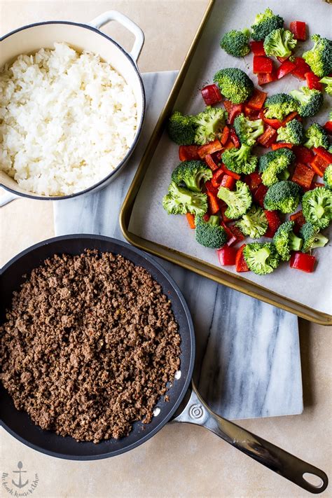 Then drain and discard the excess fat. Korean Ground Beef with Broccoli and Peppers | The Beach ...
