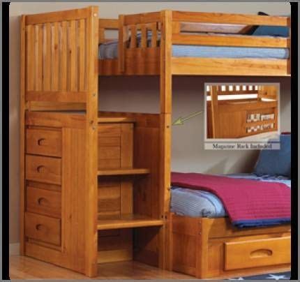 Allentown twin/twin bunk bed & trundle. 13 Special Perpendicular Bunk Beds Check more at http://ea-italy-2011-2015.site/perpendicular ...