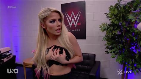 Alexa Bliss Caught Undressed On WWE RAW In Weird Segment YouTube