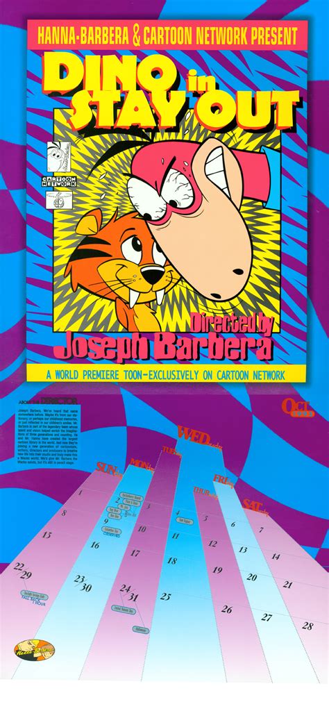 1995 Hanna Barbera Cartoons Calendar Fred Seibert Flickr Album Fred
