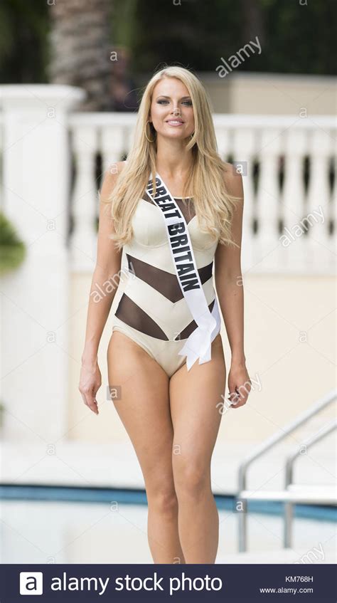 Doral Fl January 14 Grace Levy Miss Universe Great Britain Participates In Miss Universe