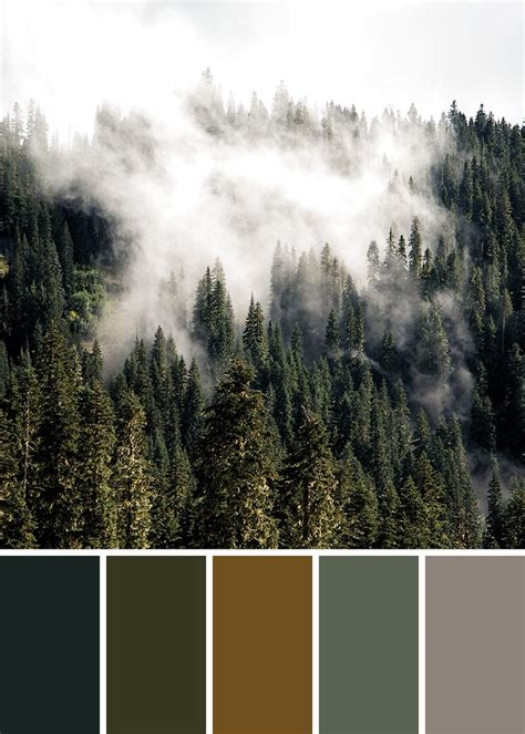 This Moody Mountain Forest Green Color Scheme Is Enchanting The