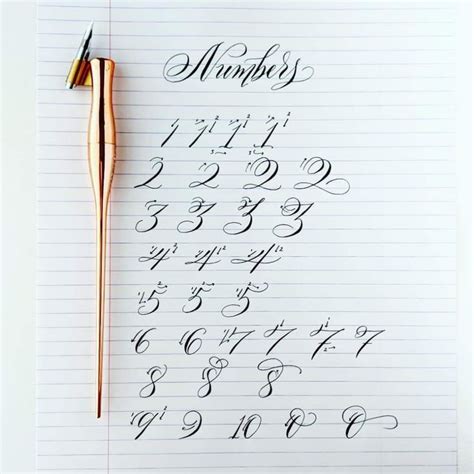 an ink pen sitting on top of a piece of paper with numbers written in