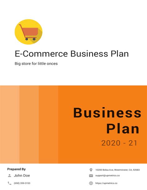 E Commerce Business Plan Example