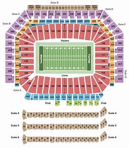 Ford Field Tickets Seating Chart Event Tickets Center