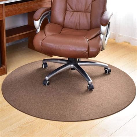 Yinn Round Chair Mat For Low Pile Carpet Floor Protector Scratch