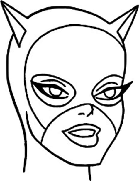 Disegno Di Maschera Catwoman Da Colorare Pagine Da Colorare Gratis