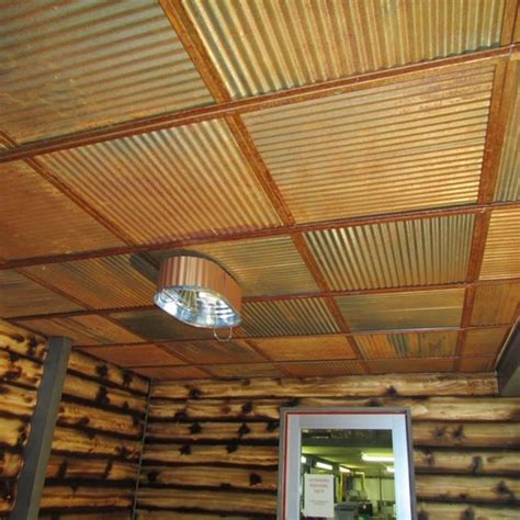 Custom tin ceiling tiles & replicas. Corrugated Ceiling Tiles - DakotaTin By Rusher Products, LLC