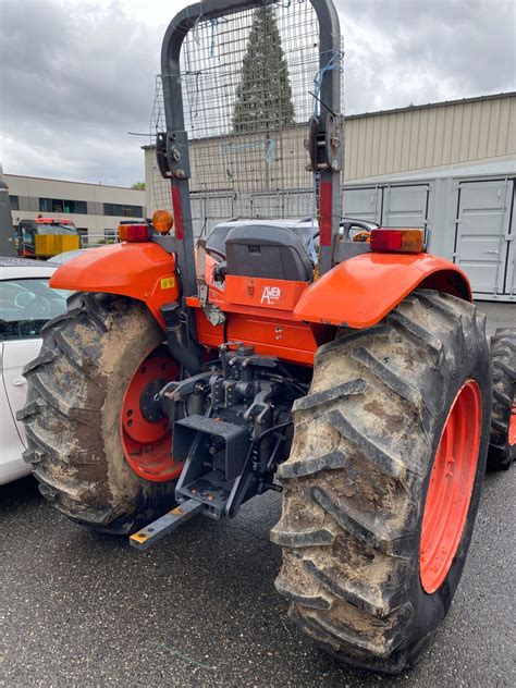Kubota M7040 Orange Tractor Diesel 6838 Hrs Able Auctions