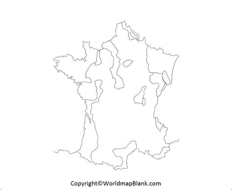 Outline Political Map Of France Best Map Of Middle Earth