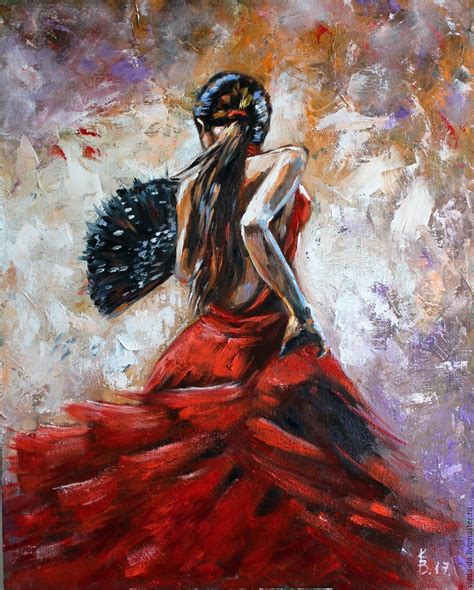 Oil Painting The Magic Of Flamenco Dance Shop Online On Livemaster