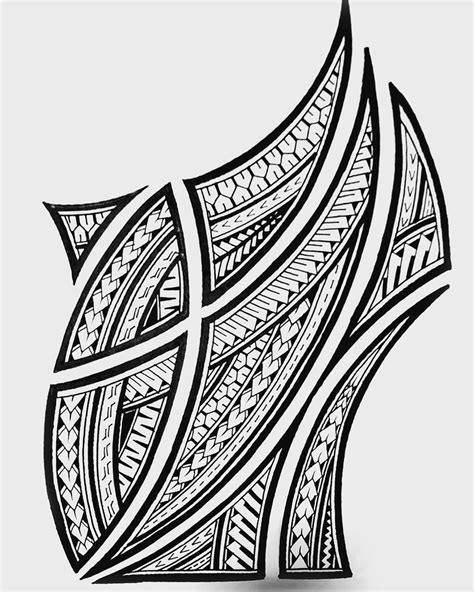 17 Stunning Polynesian Tribal Tattoo Stencils Ideas