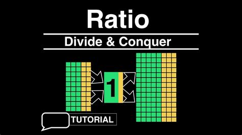 It is useful to know and understand both! Ratio: Divide and Conquer - YouTube