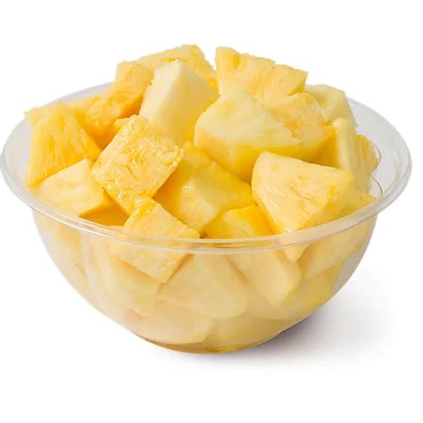 Fresh Cut Pineapple Bowl 24 Oz Randalls