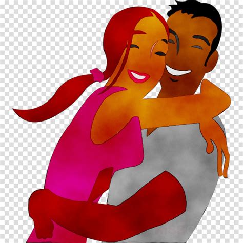 Hug Romantic Hug Couple Cartoon Images