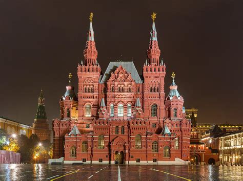 State Historical Museum Moscow Russia Architecturalrevival