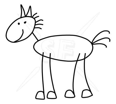 Everything I Try To Draw Looks Like A Stick Figure Of A Horse Thats