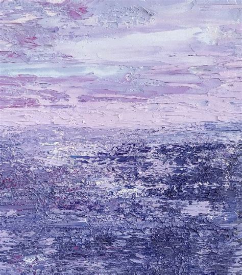 Purple Abstract Oil Painting Original Art Abstract Original Etsy