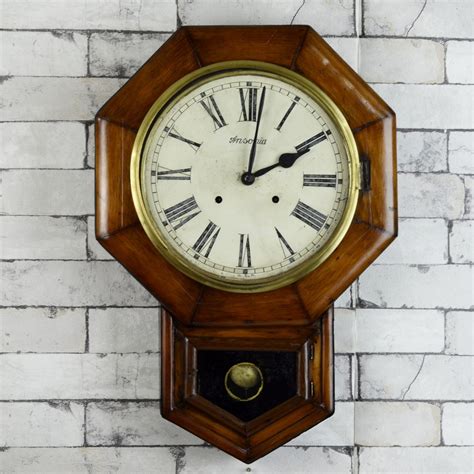 Antique Ansonia Made In Usa Mechanical Winding Wall Clock Antikcart