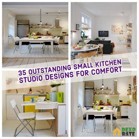 35 Outstanding Small Kitchen Studio Designs For Comfort Studio