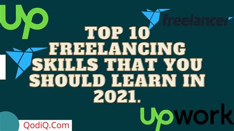 Freelancing Trends 2021 Top 10 Most In Demand Skills Fiver Upwork