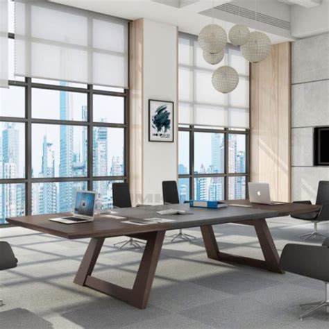 Modular solutions give you the right configuration for every situation. Modular melamine mdf customized modern office conference table meeting room wooden conference ...