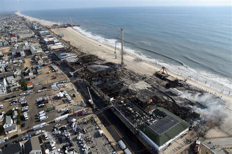 Boardwalk Fire Erases Months Of Rebuilding At Jersey Shore The New York Times