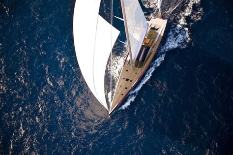 Jim Robert Sluijter Designed 43m Sailing Yacht Birds View — Yacht