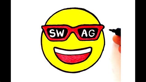 How To Draw A Smiley Face With Swag Youtube