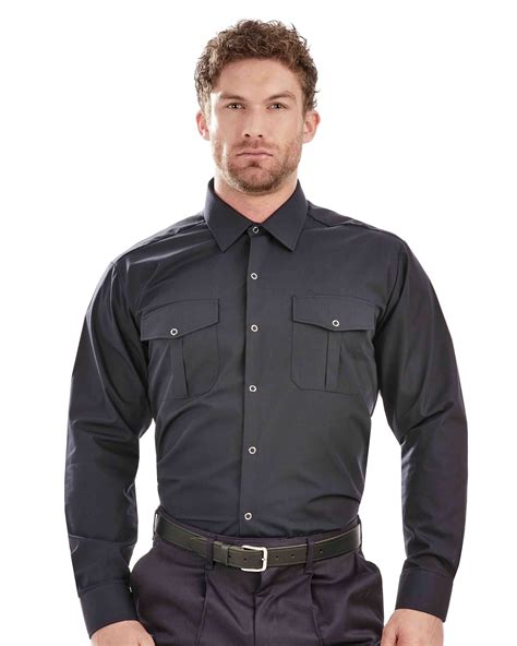Mens Long Sleeve Twin Flap Pocket Work Shirt Sugdens Corporate