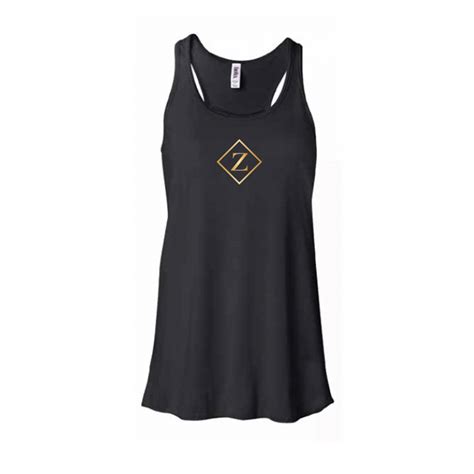 Womens Zallevo Black Tank