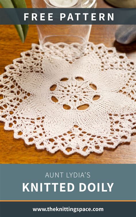 Aunt Lydias Knitted Doily Free Knitting Pattern