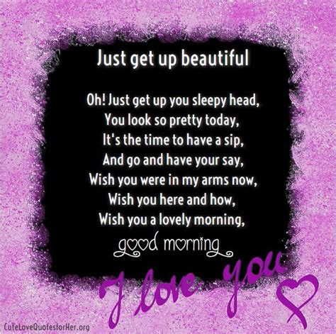 Good Morning Beautiful Poem For Her