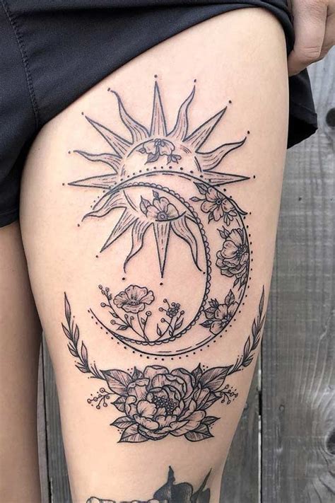 63 Most Beautiful Sun And Moon Tattoo Ideas Page 2 Of 6