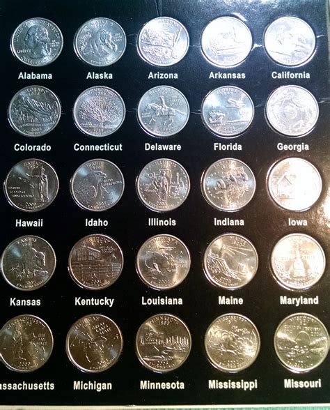 50 State Quarter Book Value Collector Value Guide For 50 State