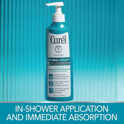 Curl Hydra Therapy In Shower Lotion Wet Skin Moisturizer For Dry Or Extra Dry Skin With
