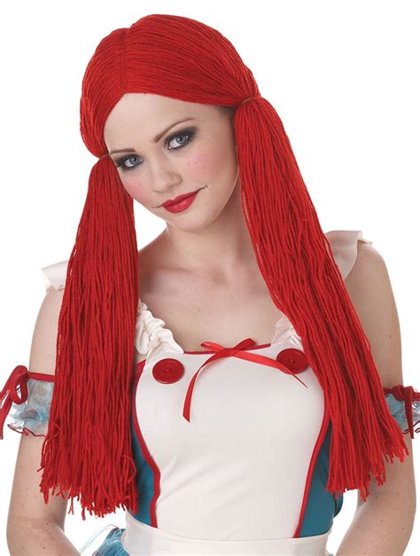 rag doll costume wig