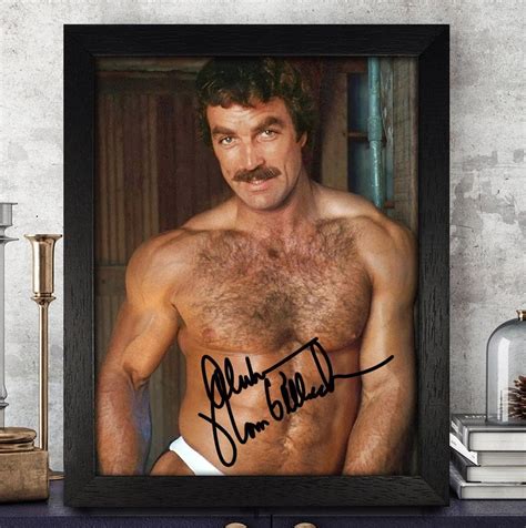 Tom Selleck Signed Autographed Photo 8X10 Reprint Rp Pp Blue Bloods