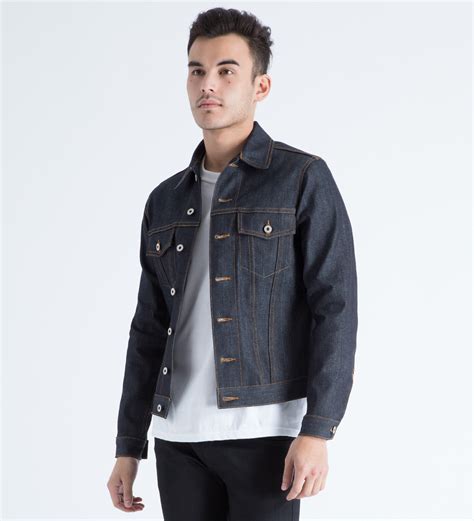 Naked Famous Denim Mens Denim Jacket Left Hand Twill Selvedge Men My